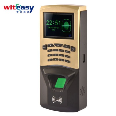 Time attendance software and access control software combined with fingerprint, password and ID card together